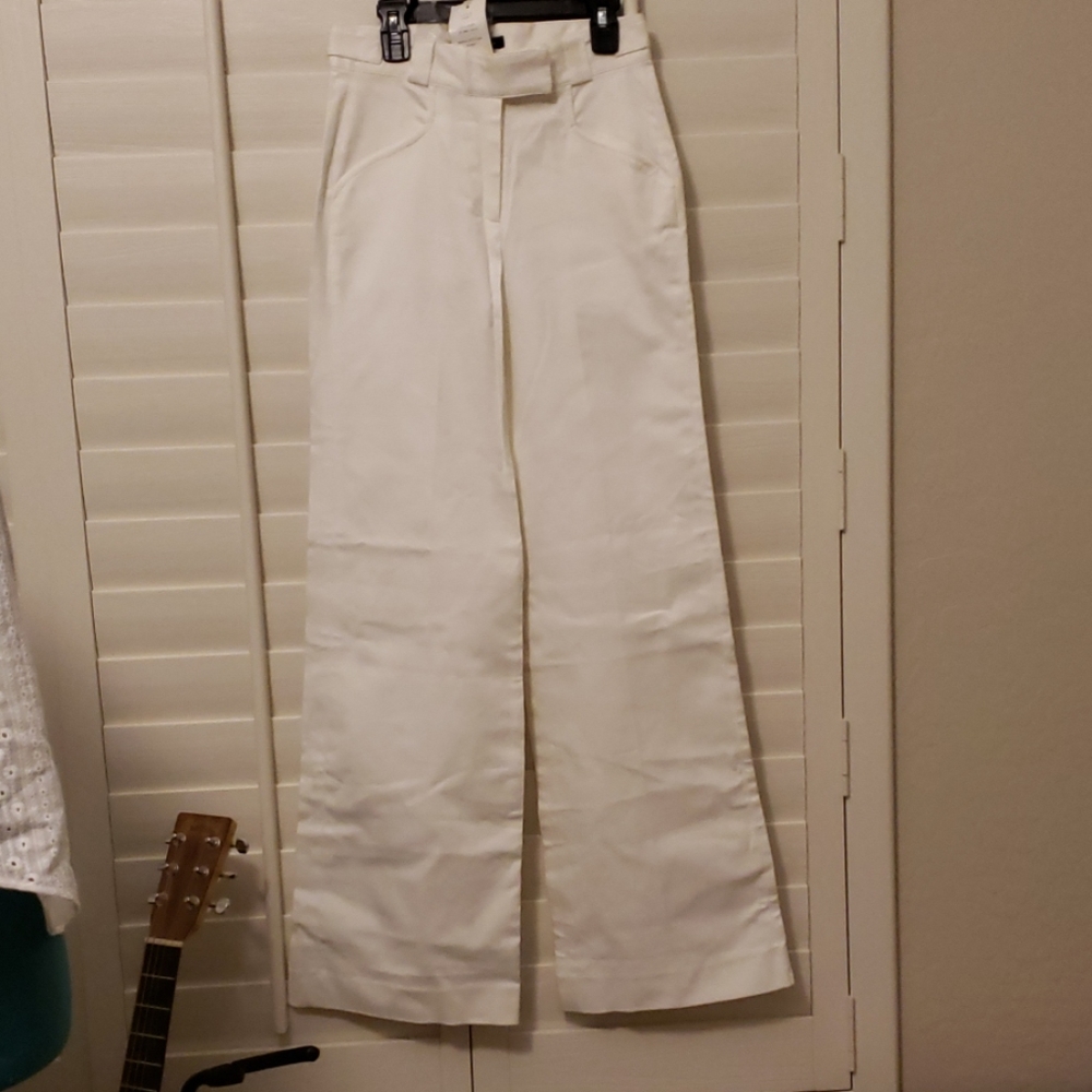Magnolia Cotton Wide Trousers